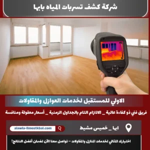 شركة كشف تسربات المياه بابها